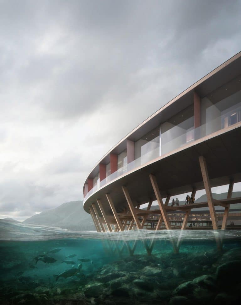 "Svart" by Snøhetta: World’s First Self-Powered Hotel Svart by Snøhetta