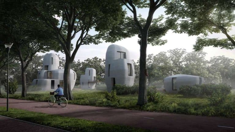 The First Habitable 3D-Printed Concrete Houses Will Be Built In The Netherlands 3D-Printed Concrete House Built In Netherlands