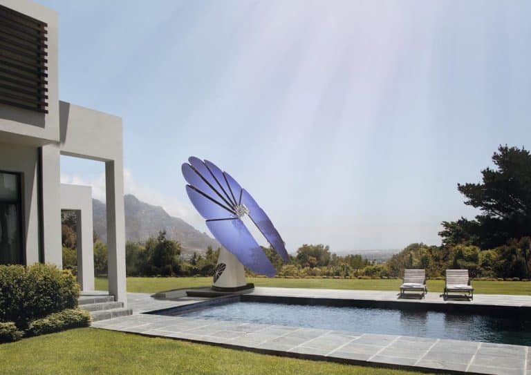 Flower Modelled Solar Panel