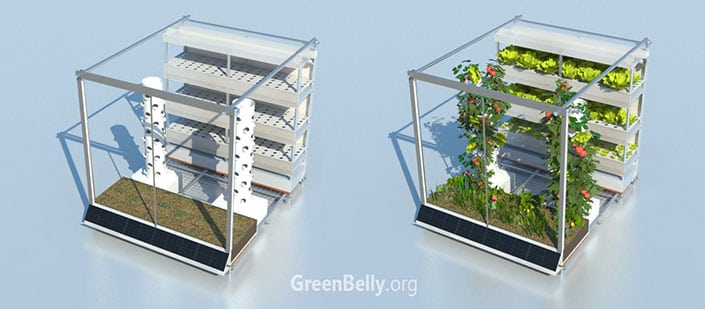 GreenBelly, A Sustainable Vertical Garden