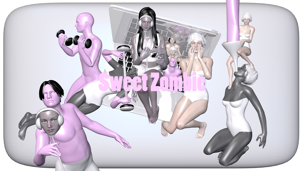 "Pink Party" By Sandrine Deumier Explores The Digital Realm