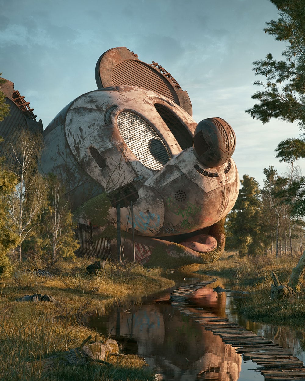 Filip Hodas Explores Dystopian World Of Pop-Culture Icons