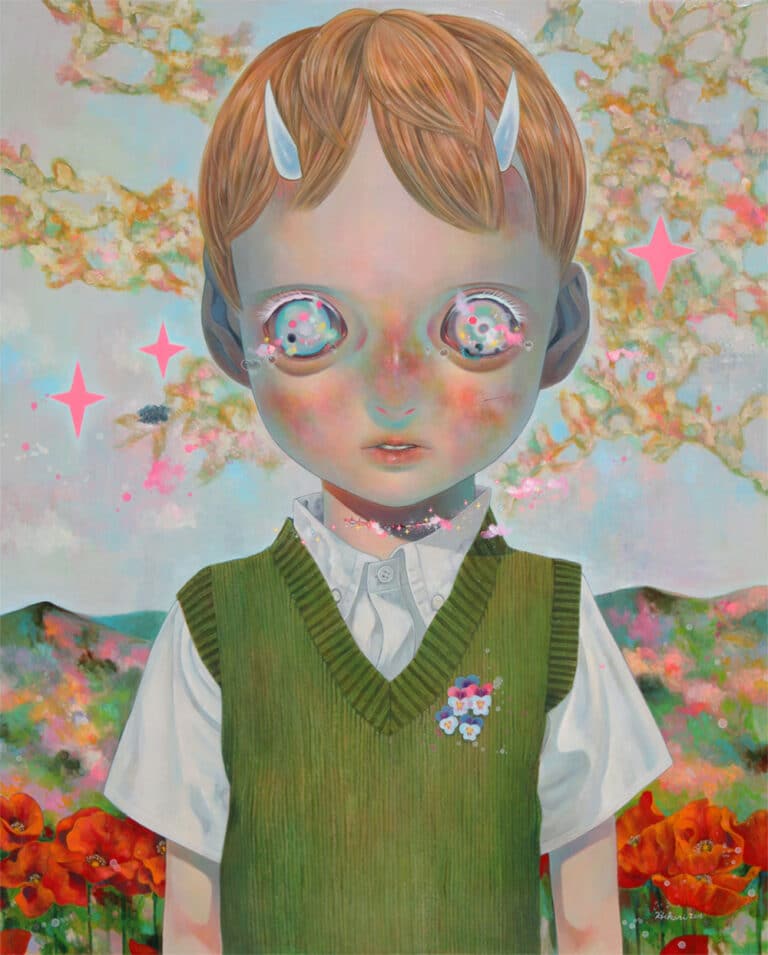 Japanese Artist Hikari Shimoda Creates Portraits Of Mysterious Children The only way to do it it's by making it look beautiful. This is what Hikari Shimoda did with her last creations.