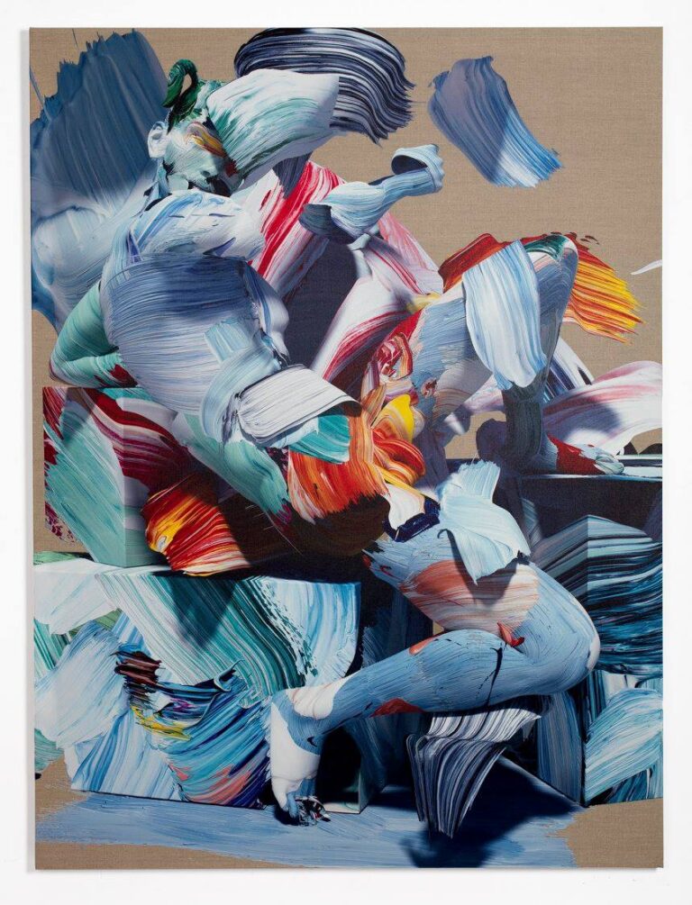Matthew Stone Sculpts The Anatomy Of Figures In Intimately Tinted Sweeps Of Acrylic Paint Matthew Stone Sculpts The Anatomy Of Figures In Intimately Tinted Sweeps Of Acrylic Paint