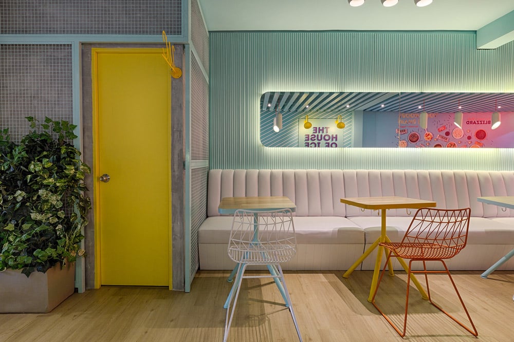 Plasma Nodo Have Designed Soft Touch, A Colorful Ice Cream Store In Colombia