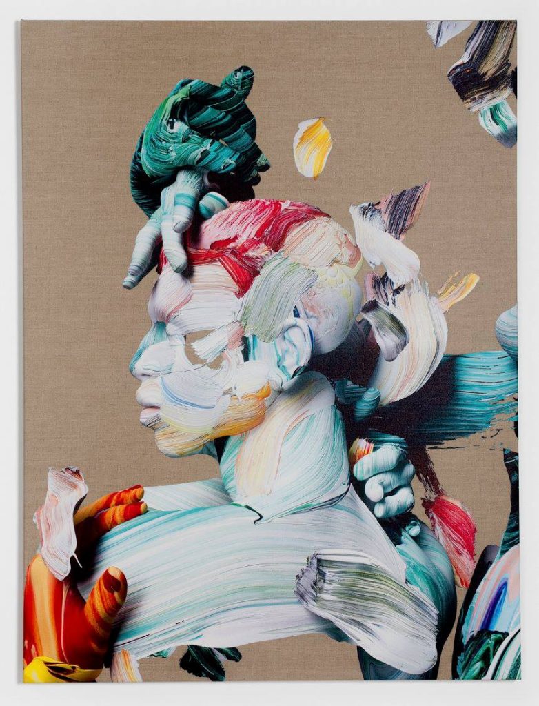 Matthew Stone Sculpts The Anatomy Of Figures In Intimately Tinted Sweeps Of Acrylic Paint