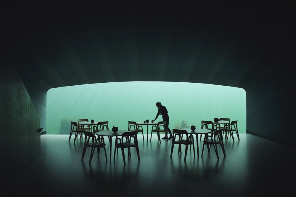 Snøhetta Designs Under, Europe’s First Underwater Restaurant