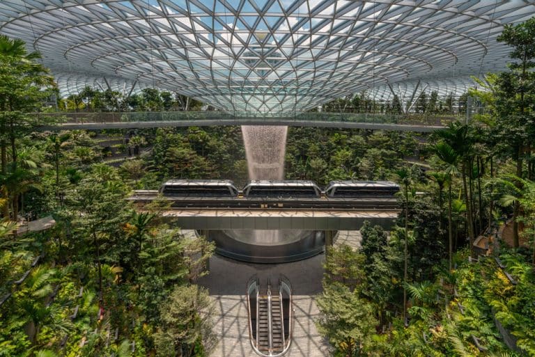 Safdie Architects Designs World's Tallest Indoor Waterfall At Jewel Changi Airport Safdie Architects Designs World's Tallest Indoor Waterfall