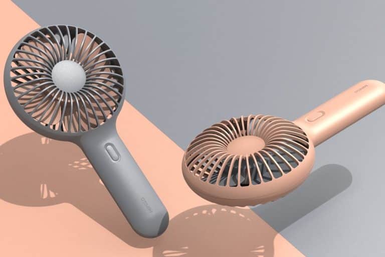 A Desktop Fan That Turns Handheld