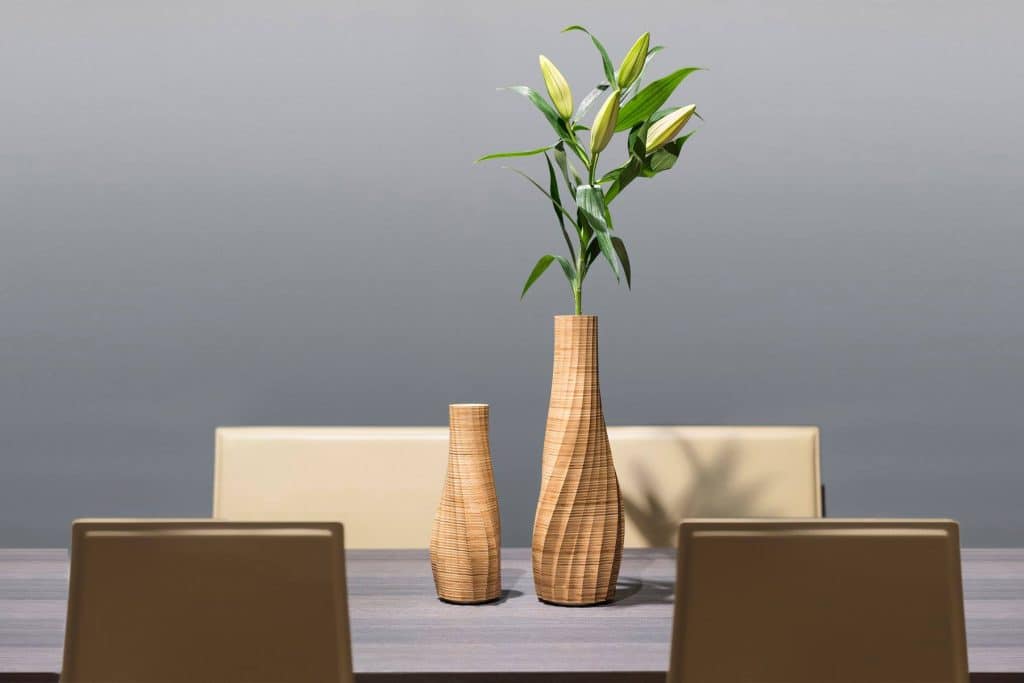 AESTUS Wooden Vases Explore A New Synthesis Of Material And Technology