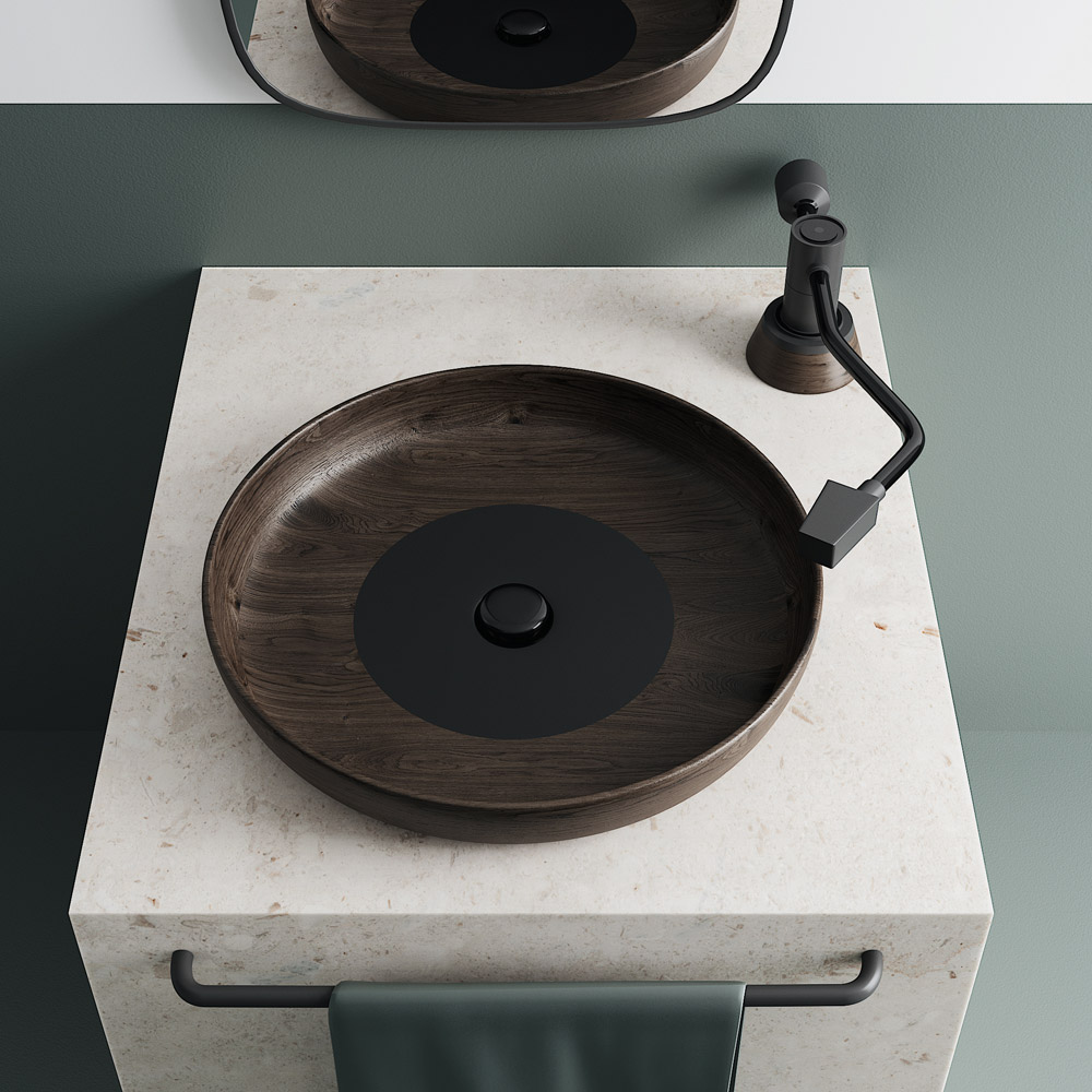 Pasque Dudley Mawalla Designs The Santuri Washbasin As A Record Player