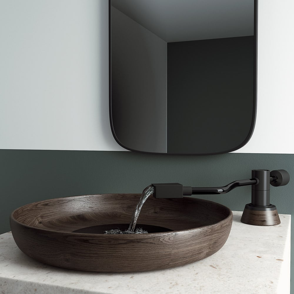 Pasque Dudley Mawalla Designs The Santuri Washbasin As A Record Player