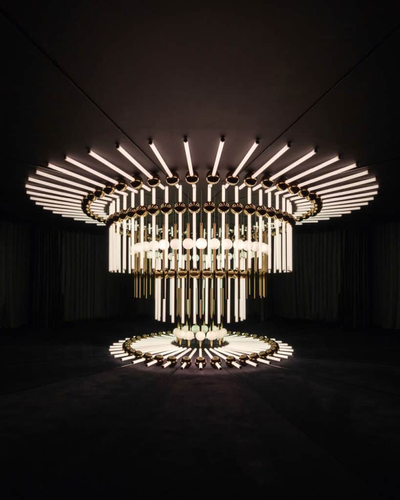 Lee Broom Unveils Mesmerizing Lighting Installation