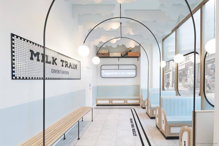 Milk Train, The Most Instagrammable Retail Space Designed By FormRoom Milk Train By FormRoom