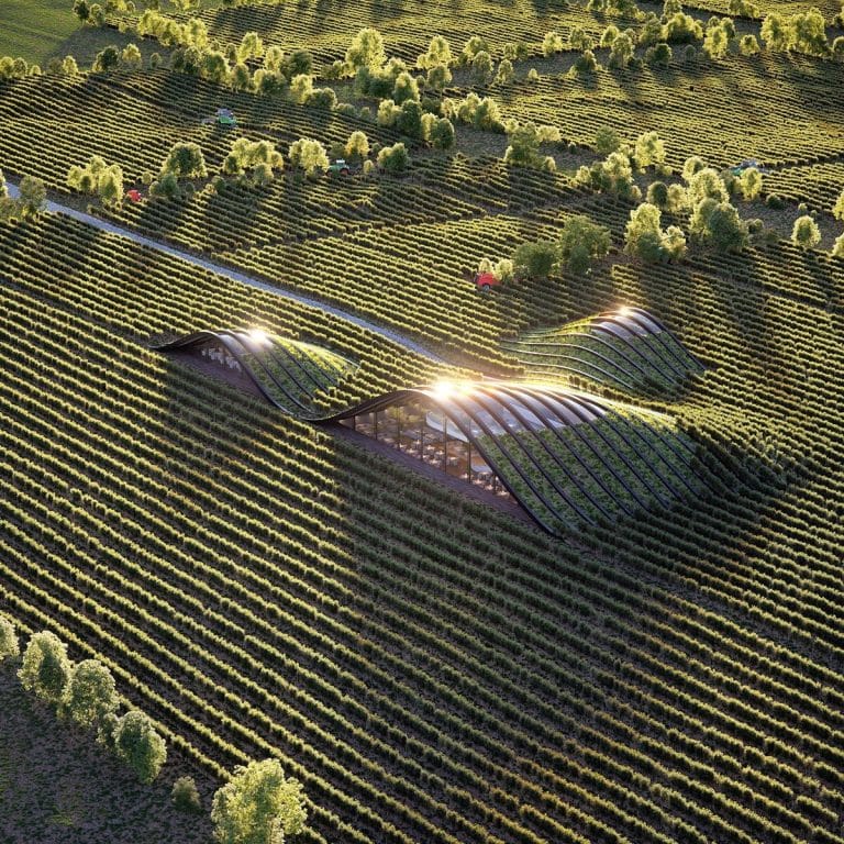 X-Architecture Create Wine Tasting Space Within A Geothermal Context X-Architecture Create Wine Tasting Space