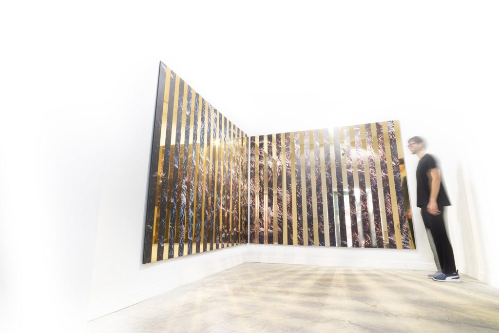 Matteo Mauro Presents An Elaborate Installation Entitled 'My First (Half) Hall of Mirrors.'