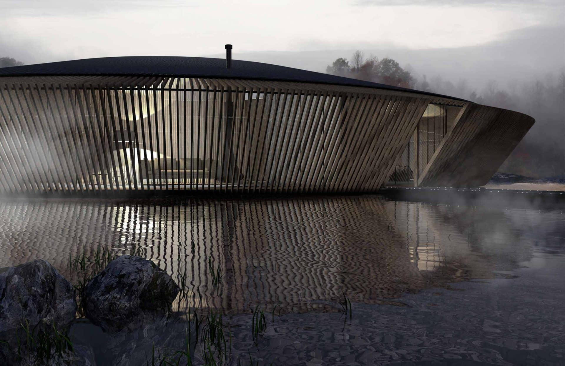 Antony Gibbon Creates An Unique Connection Between House Structure And