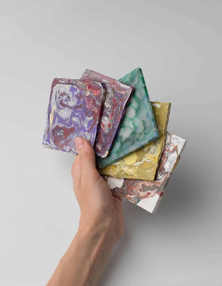 Enis Akiev Creates Tiles From Post-Consumer Plastic Waste Enis Akiev Creates Tiles From Post-Consumer Plastic Waste