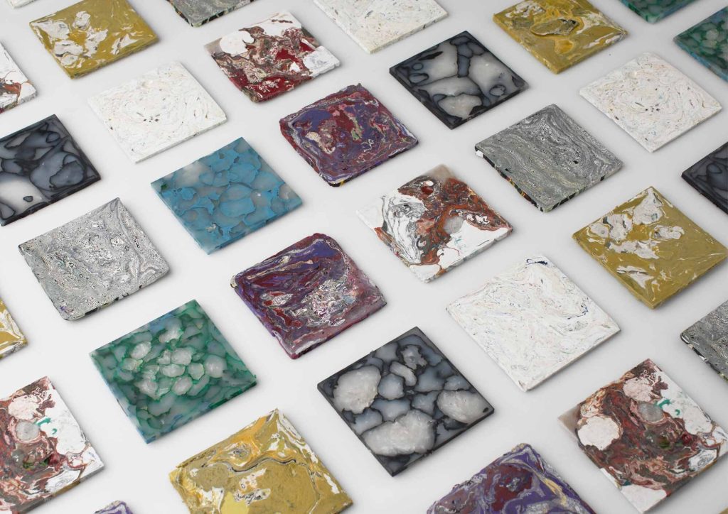 Enis Akiev Creates Tiles From Post-Consumer Plastic Waste