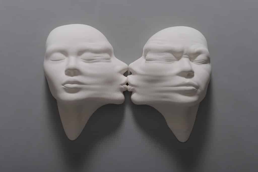 Johnson Tsang Creates Sculptures Of The Human Face With Porcelain