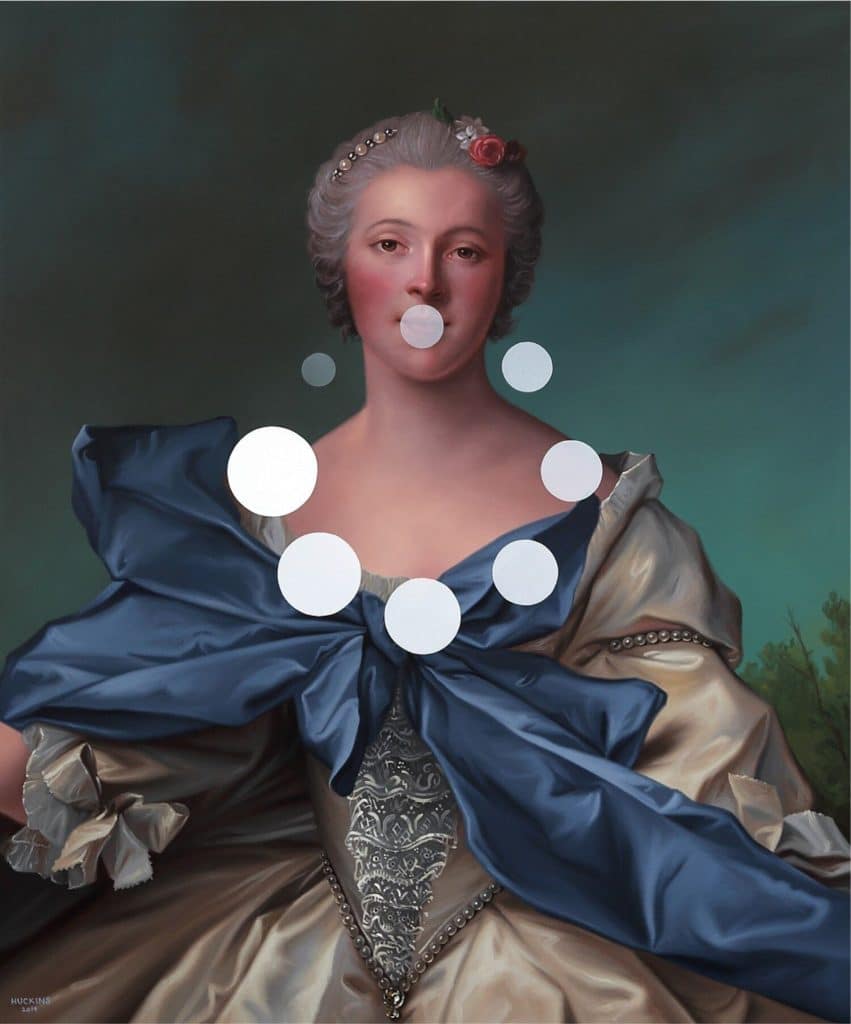 Shawn Huckins Hand Paints Early American Portraits With An Internet Twist