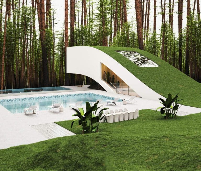 Milad Eshtiyaghi Extends The Greenery Of Landscape House Milad Eshtiyaghi Landscape House