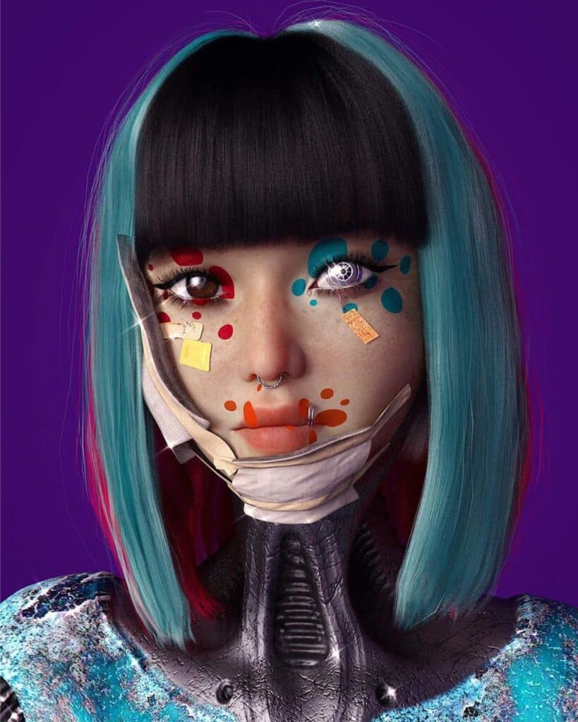 Ruby Gloom Dresses Up Avatars In The Context Of Future Vogue