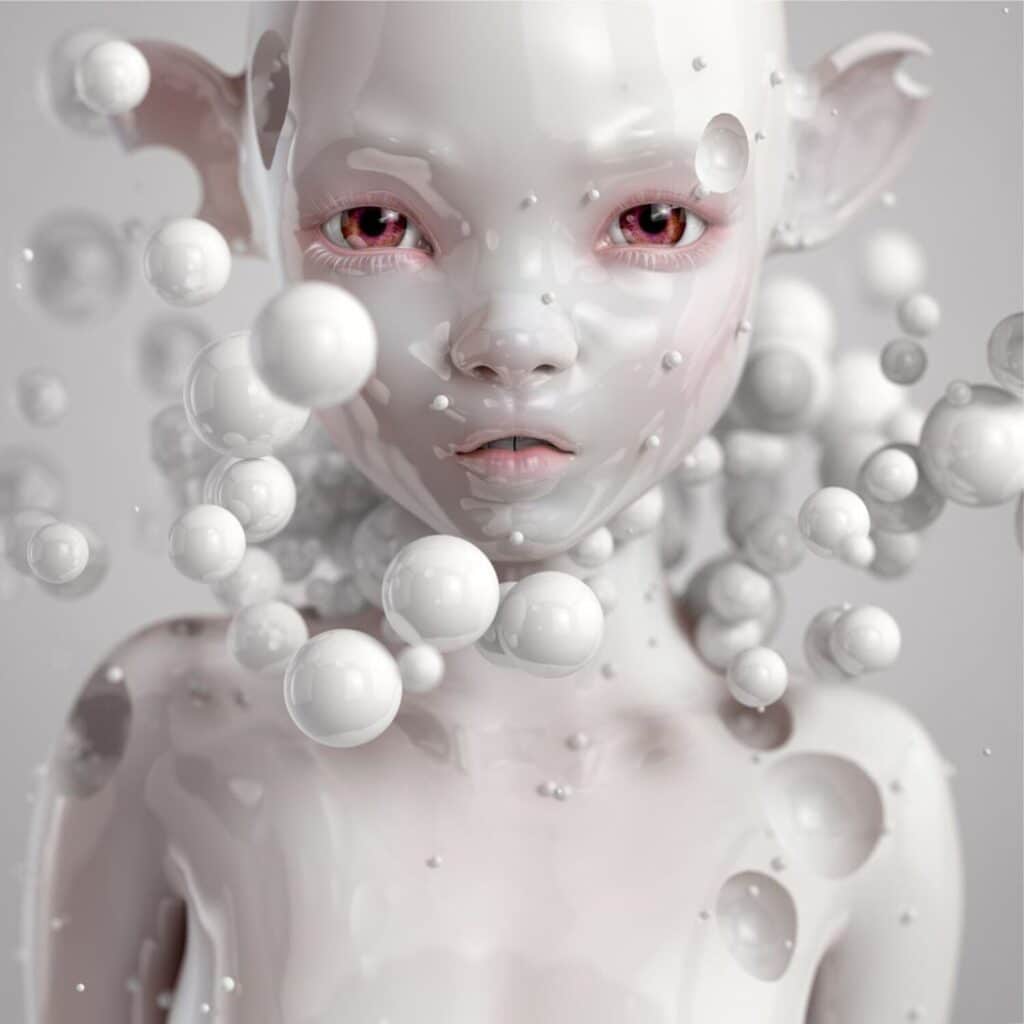 Simon Roulet's 3D Nymphs Emerge From Future Scenes