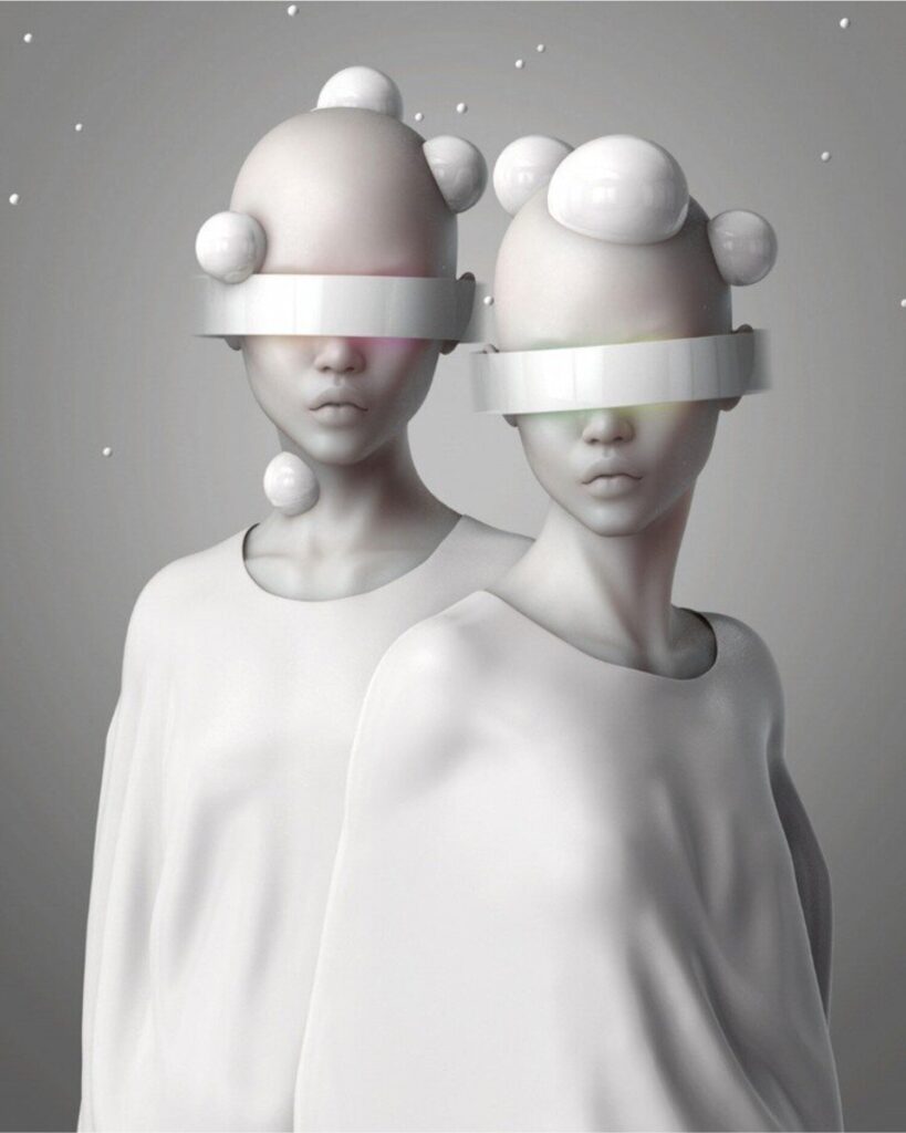 Simon Roulet's 3D Nymphs Emerge From Future Scenes