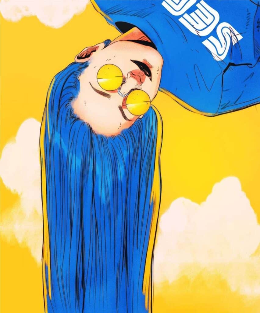 Diberkato Creates Digital Illustrations Of Incredibly Colorful Girls