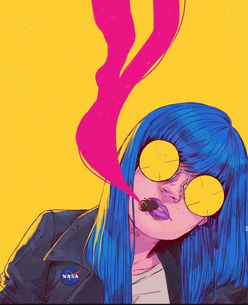 Diberkato Creates Digital Illustrations Of Incredibly Colorful Girls