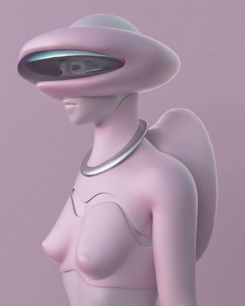 Immersive 3D And Futuristic Pieces Of Art By Grace Casas