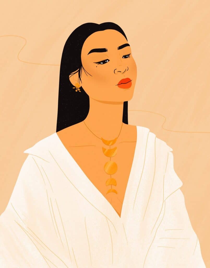 Jerilyn Guerrero, a born and raised digital artist from Guam, creates beautiful illustrations that burst with color.