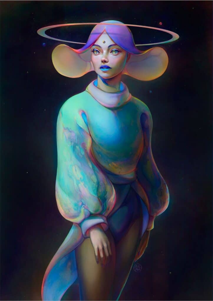 Iridescent Illustrations Of The Future Come To Life With Christian Orrillo Tejada