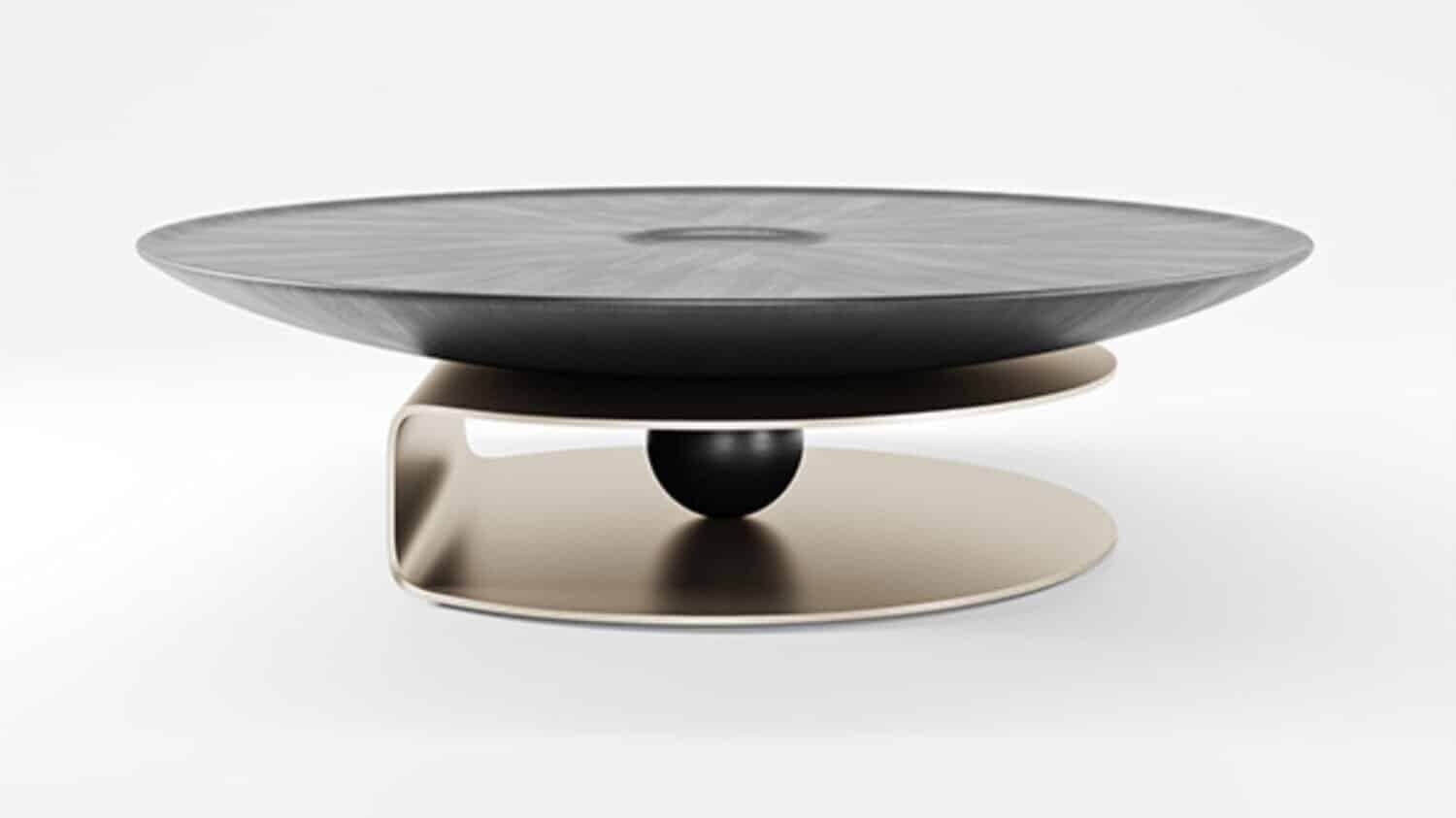 Geometric Simplicity Of Iron Coffee Table By Maurício Coelho