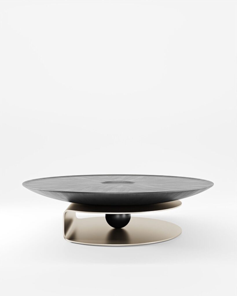 Geometric Simplicity Of Iron Coffee Table By Maurício Coelho