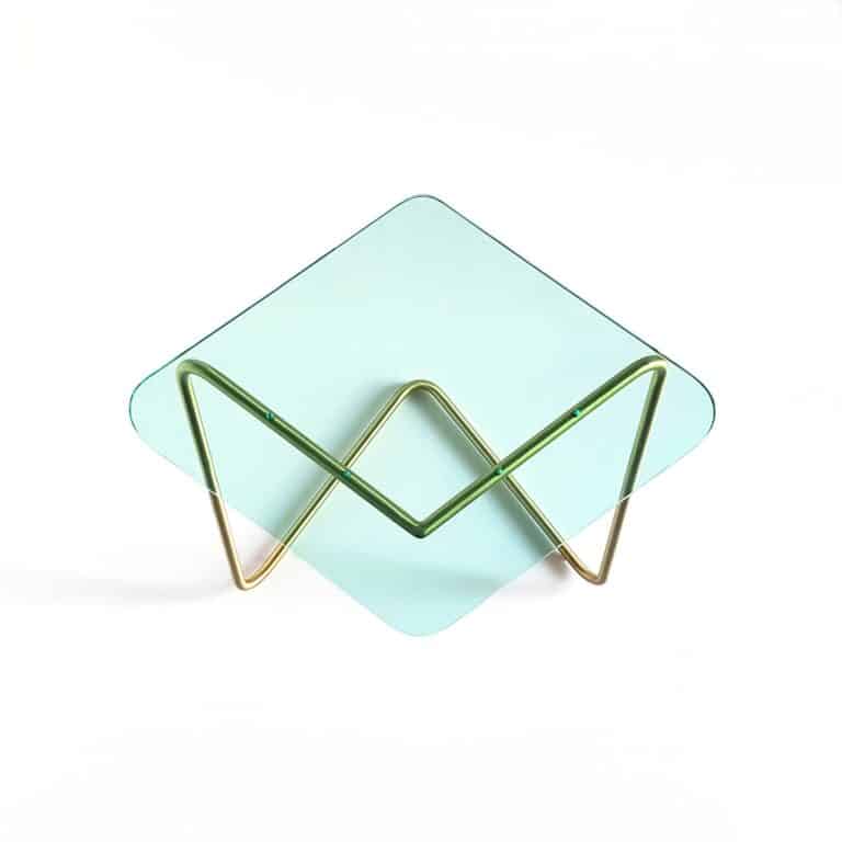Geometric Identity Of Crystal Tables By KRAY Studio Geometric Identity Of Crystal Tables By KRAY Studio