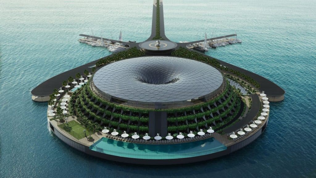 Eco-Floating Hotel In Qatar