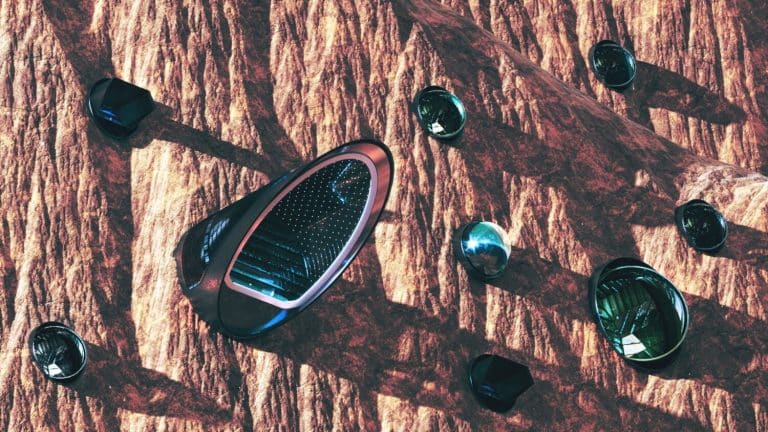 Nüwa - The Sustainable City On Mars By ABIBOO Nüwa By ABIBOO