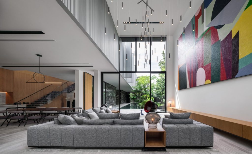 INTERLUDE House By AAd with sofa