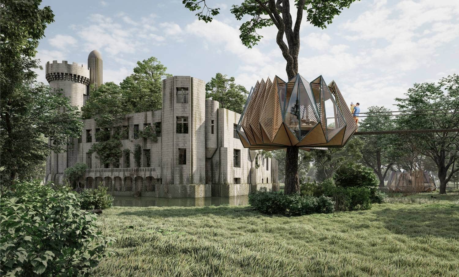 Unfolding Memories Tree House Interacts