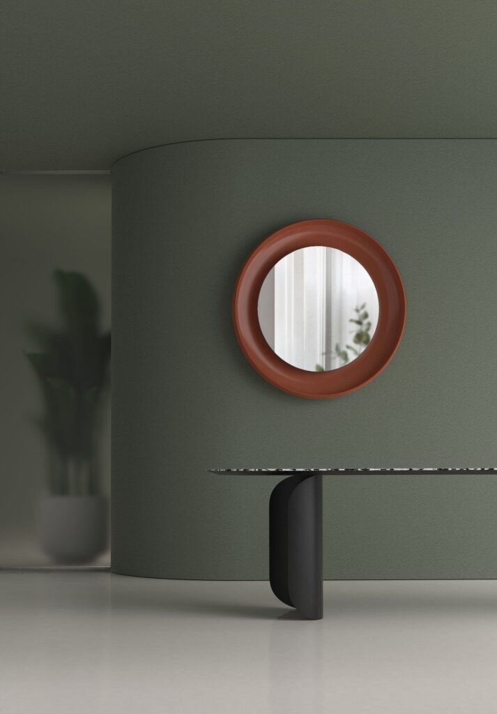 COQUE Mirror - Designed By Alain Gilles For MINIFORMS