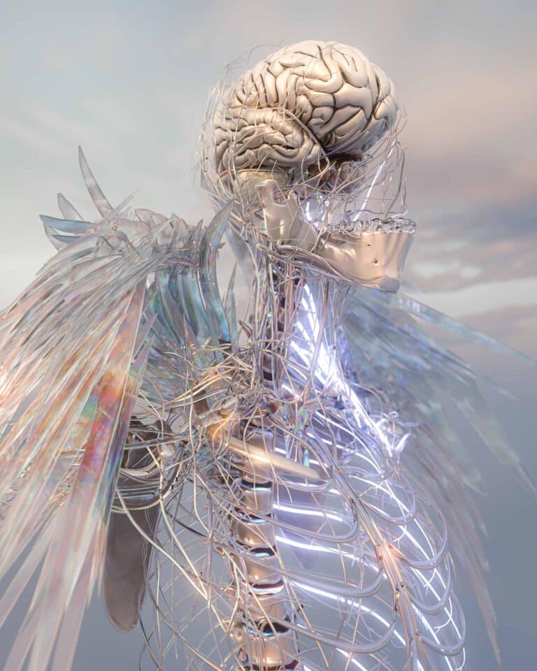 Giusy Amoroso Creates Hypnotising Virtual Ecosystems With A Metallic Edge Giusy Amoroso Creates Hypnotising Virtual Ecosystems With A Metallic Edge