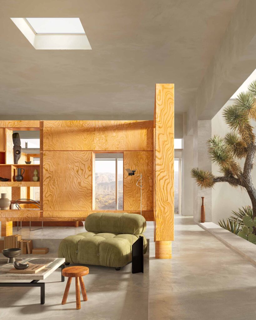 Alba de la Fuente Visualizes Architectural Environments Through Textures And Lights
