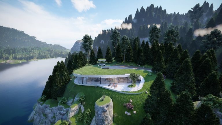 Immersing Into Grand Landscape With Omar Hakim's House Omar Hakim's House