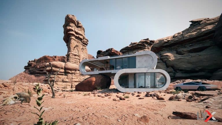 LYX Arkitekter Spots Modern Architecture In The Pile Of Utah's Rock Solid Beauty LYX Arkitekter Spots Modern Architecture Alien House