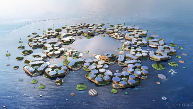 Bjarke Ingels Group With Oceanix Creates Sustainable Floating City BIG VA8 OceanixCity1