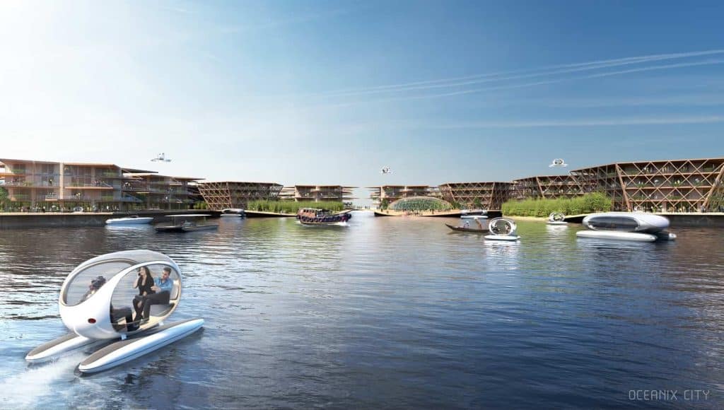 Oceanix Creates Sustainable Floating City