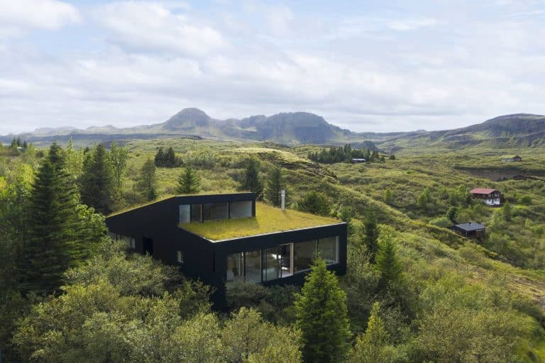 KRADS Creates The Architecture Shaped Along With The Iceland Hill KRADS Creates The Architecture