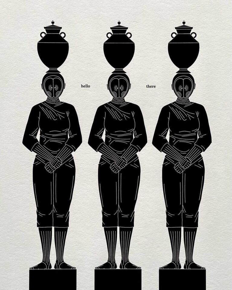 Aetrop's work depicts an allegorical realm of ancient storytelling Aetrop